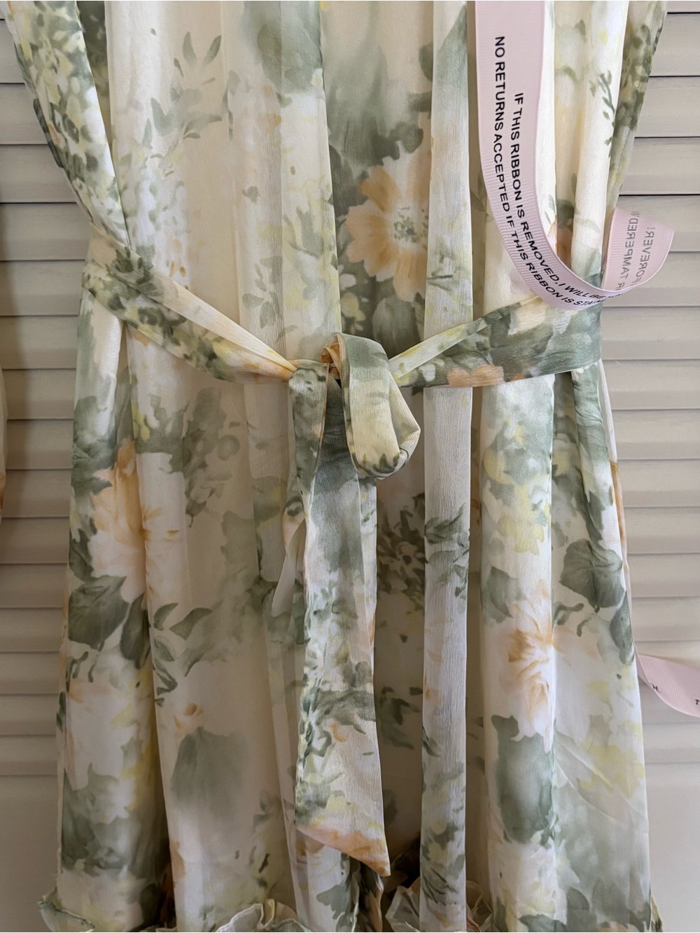 Batul The Collection Floral Maxi Dress Long Sleeve Tiered Boho Cottagecore XS - Picture 5 of 16